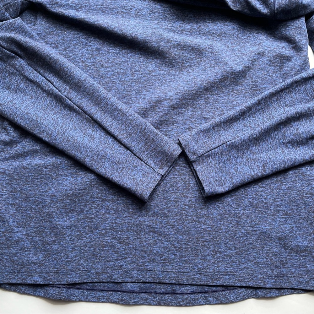 Lululemon Surge Warm Long Sleeve / Medium / Heathered Moroccan Blue Mens Run - Picture 7 of 10